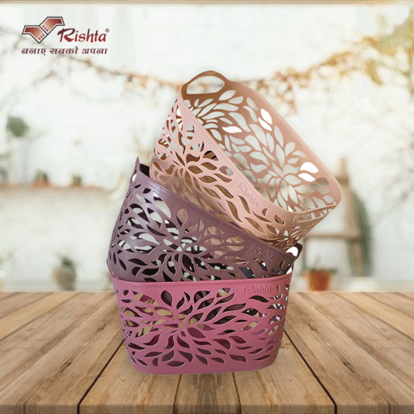 Rishta® Jovial Storage Basket Combo without Lid – Set of 3