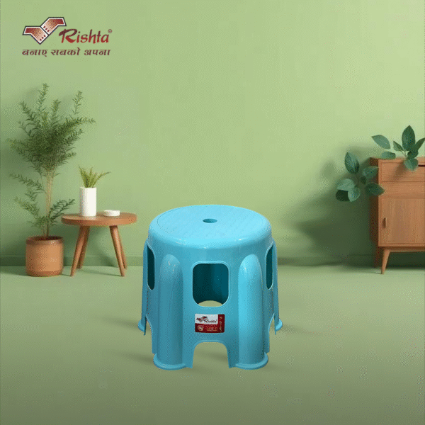 Rishta® Dezire Heavy-Duty Plastic Stool