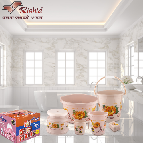 OXIM CLASSY 6 Pcs BATHROOM SET
